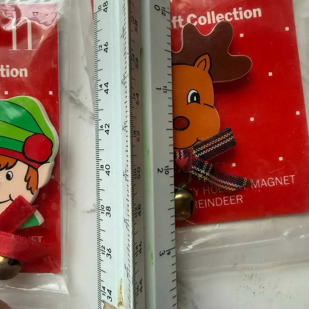 VTG 90s Avon Bell Buddy Christmas Magnets Set of 3 NIB